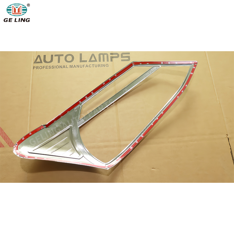 GELING Car Accessories Chrome Head Lamp Headlight Cover Trim for Isuzu Dmax 2012-2016