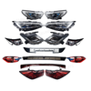 Body Kits Led Blue Headlight Rear Light Grille for BYD Yuan S1 GLX 2016 2017 2018 Yuan Plus Dolphin
