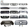 Body Kit Chrome or Black Front Bumper Grille for Toyota Hilux Revo Rocco Vigo 2020 2016 2012 2008 2011