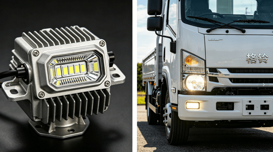 Isuzu truck LED headlight OEM aftermarket product from Jiangsu Geling